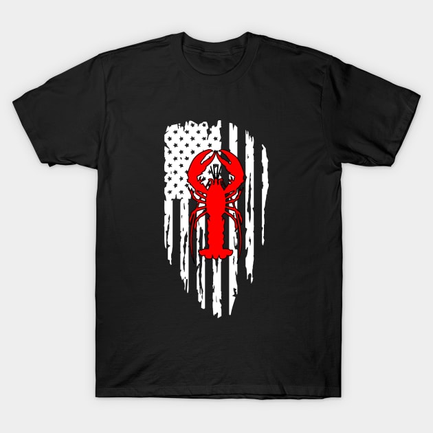 Crawfish Flag T-Shirt by teesumi